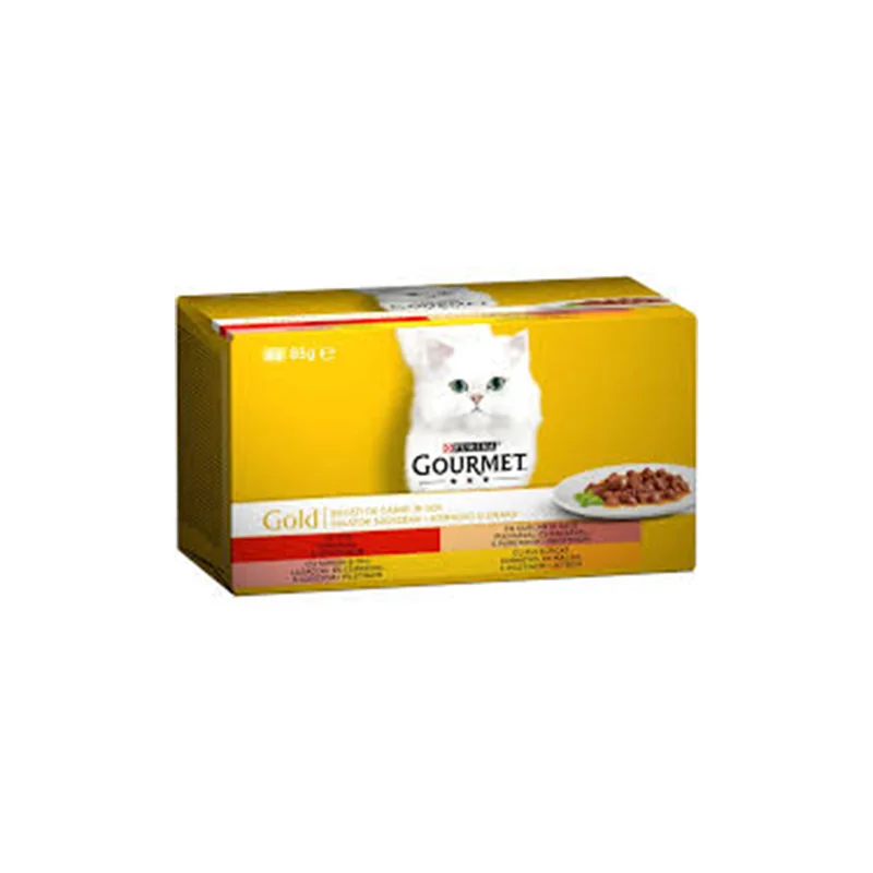 Komadići u sosu 4x85g mix Gourmet Gold