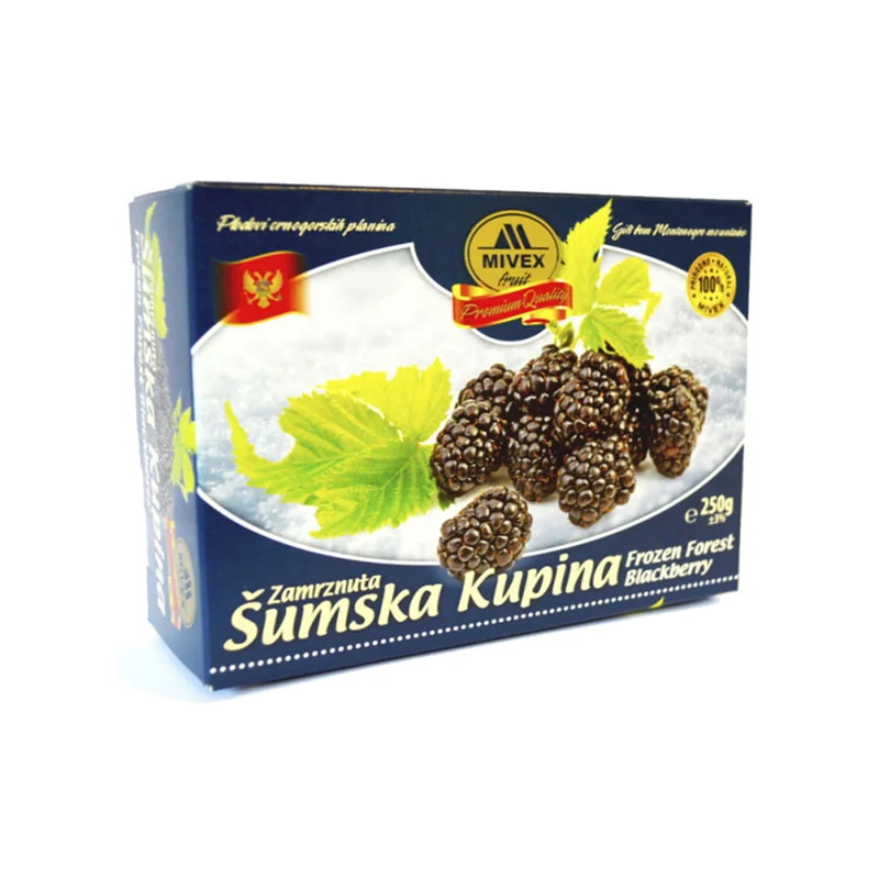 Kupina šumska zamrznuta 250gr Mivex Pljevlja