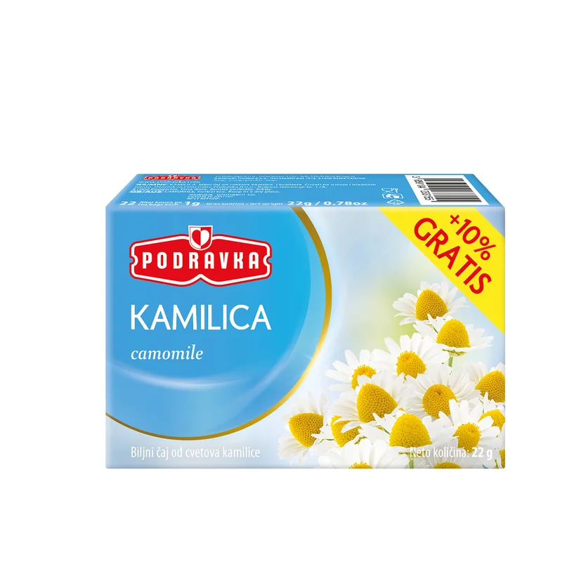 Čaj kamilica 22g (10% gratis) Podravka