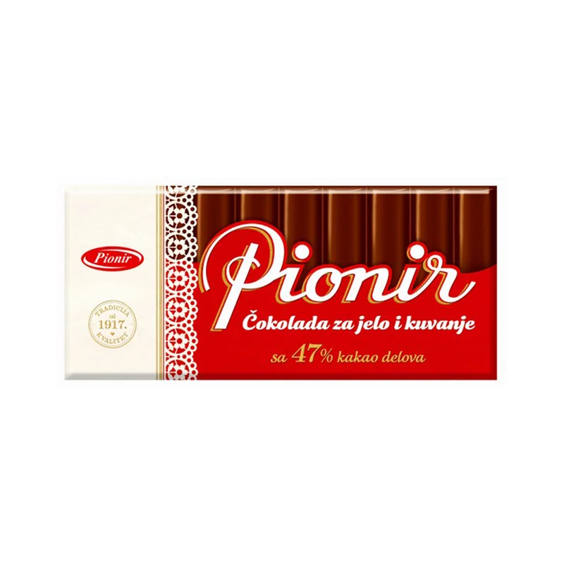 Čokolada za jelo i kuvanje 200g Pionir