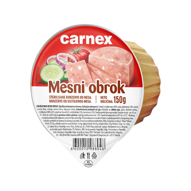 Mesni obrok 150g Carnex