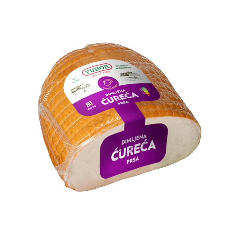 Dimljena ćureća prsa u mrežici 1kg Yuhor