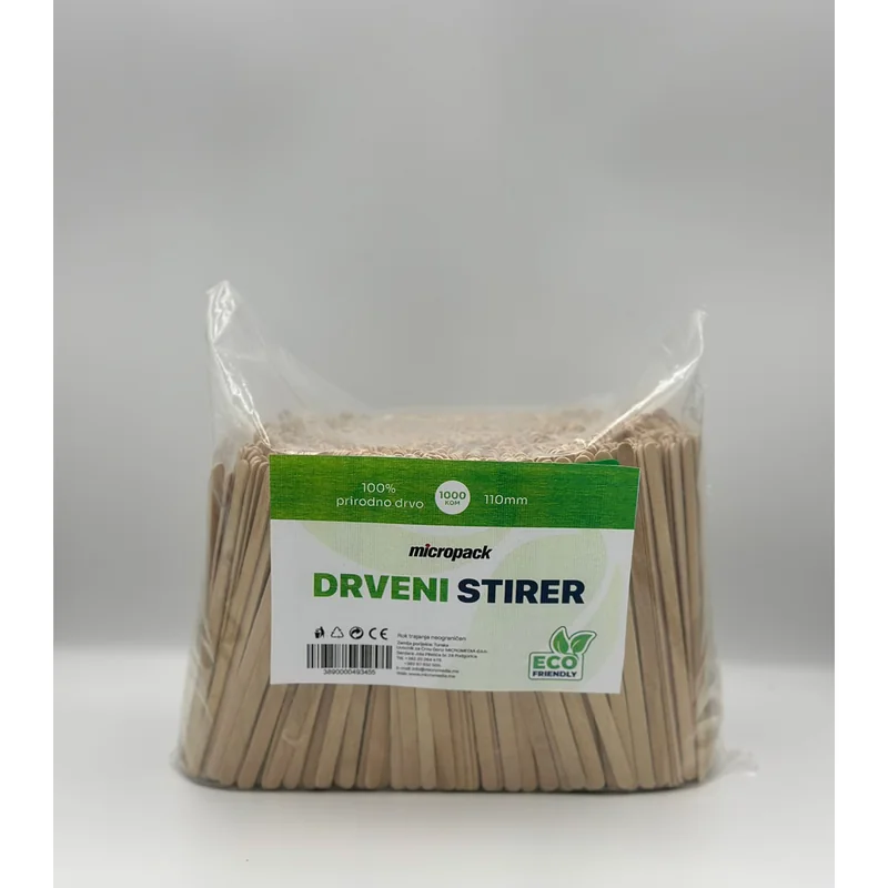 Drveni stirer 110mm 1000kom Micropack