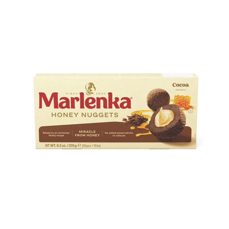 Kuglice od meda sa kakaom 235g Marlenka