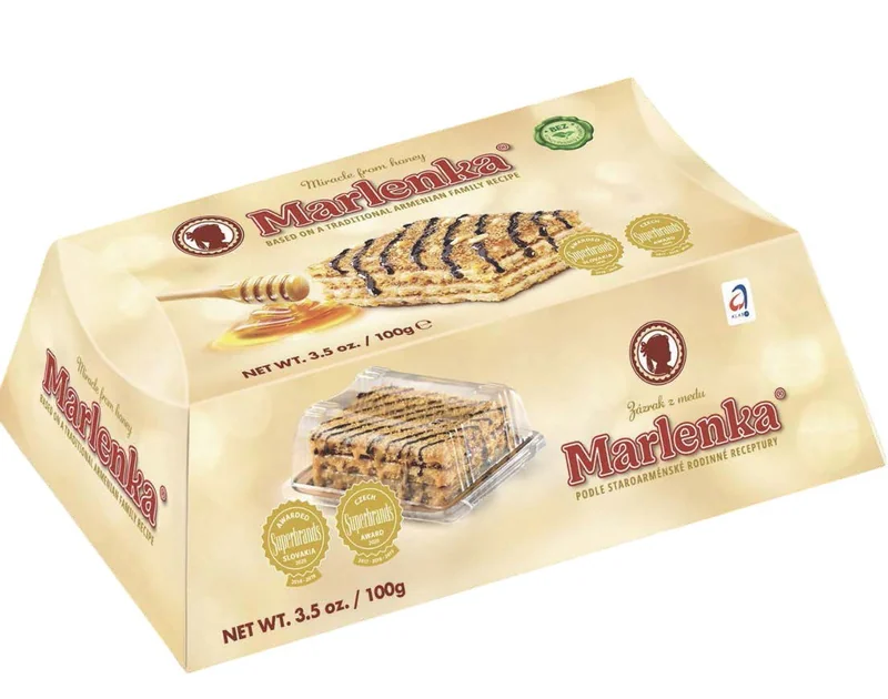 Tortica od meda s orasima 100g Marlenka