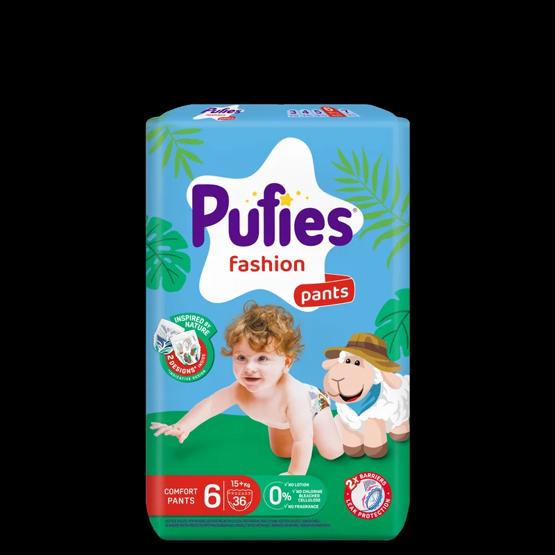Pufies pelene fashion pants xl 6 (15+kg) 36kom