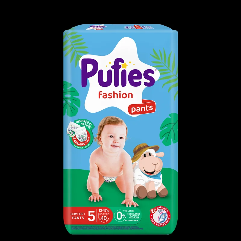Pufies pelene fashion pants junior 5 (12-17kg) 40kom
