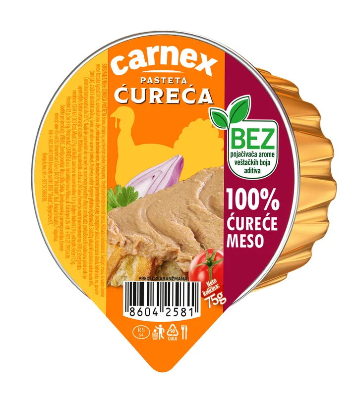 Ćureća pašteta 75g Carnex