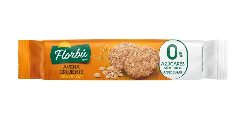 Keks sa ovsenim pahuljicama bez šećera 150g Florbu